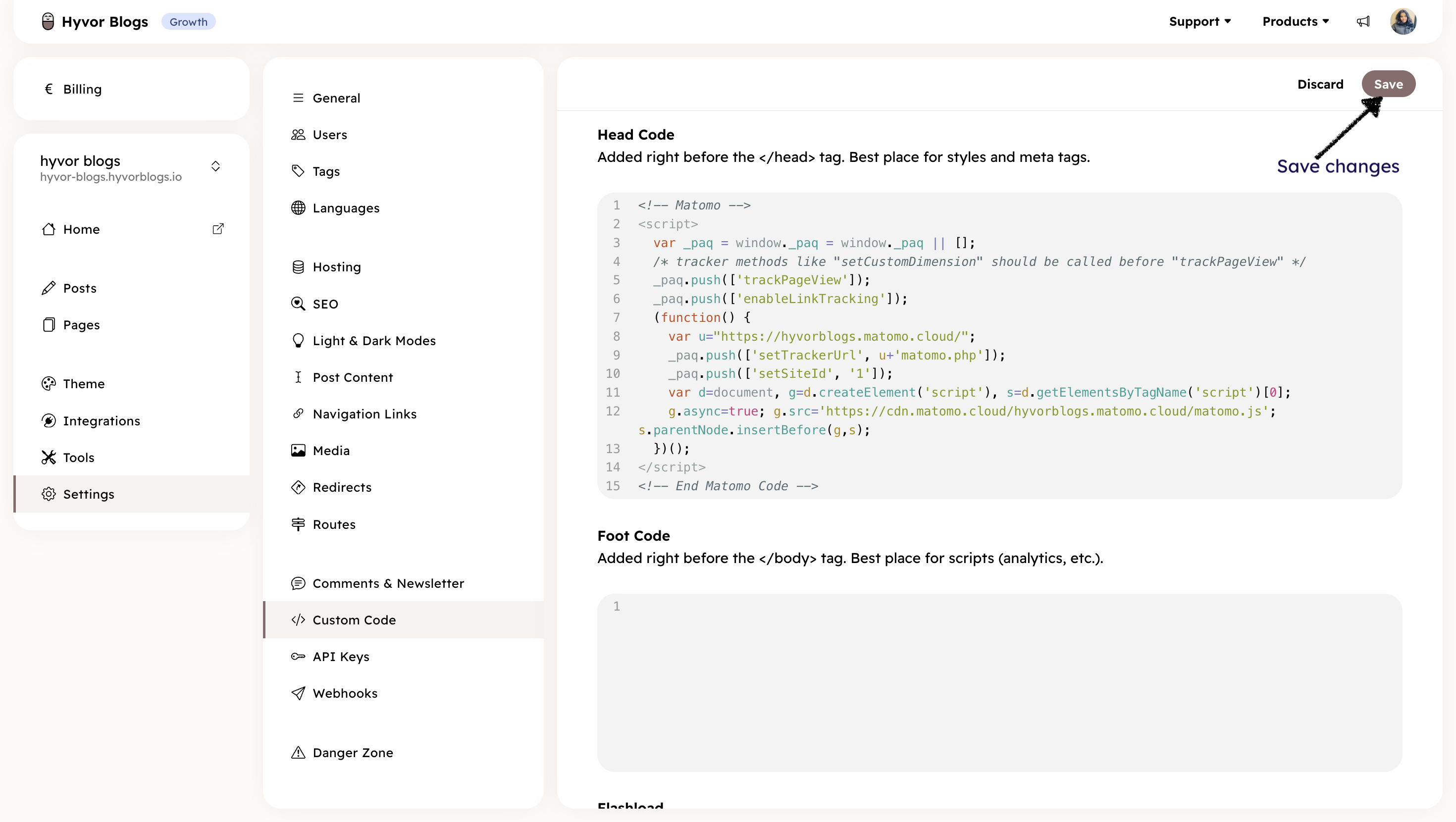 Paste Code