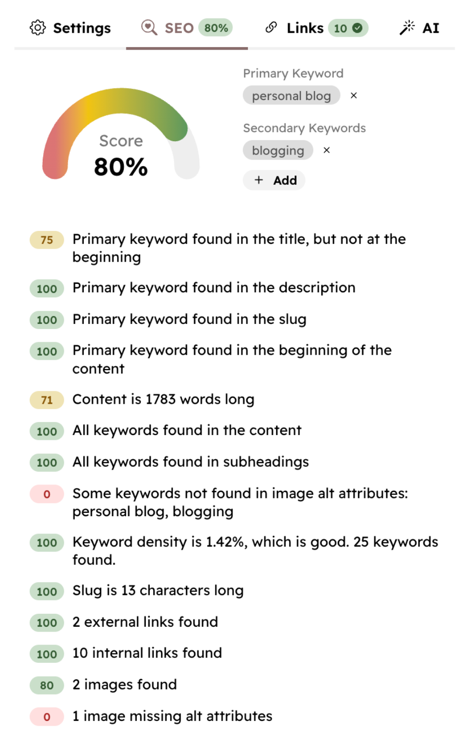 Analyse SEO